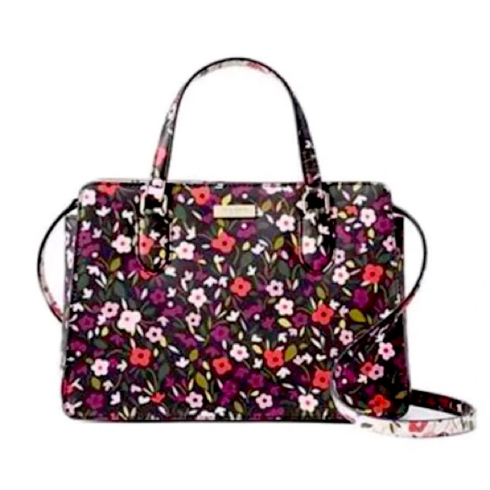 Kate Spade Boho Floral Laurel Way Reese Satchel Bag